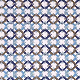 DREAM WEAVERZ White & Blue Geometric Printed 260 TC King Bedsheet Set 2.35mx 2.55m image 5