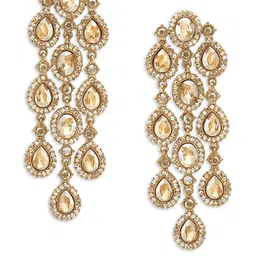VATSALYA creation Gold-Plated Alloy Earrings image 3