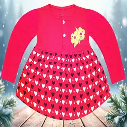 KidzzCart Polka Dot Print Fit & Flare Dress image 5