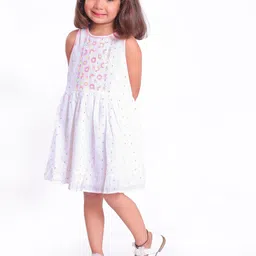 Miyo Girls Floral A-Line Dress-image-69