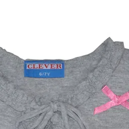 CLEVER Girls Pack Of 3 Round Neck Peplum Top image 3