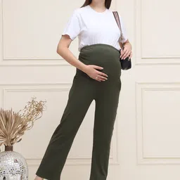 WELL KEPT Women Straight-Fit Maternity Track Pants image 5