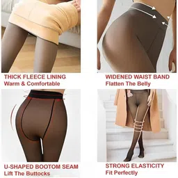 Glamoras Women High Rise Thermal Bottom image 5