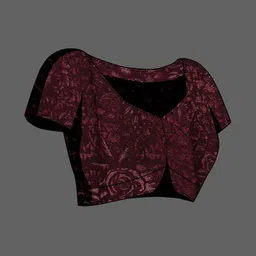 VIRENDRA TEXTILES Floral Poly Georgette Saree image 5