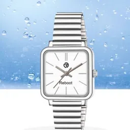 REBOOT Men Dial & Stainless Steel Straps Watch New42_152 Chuan White Designer Square-image-97