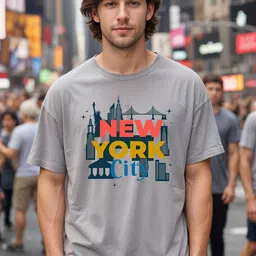 SMARTEES People and Places Round Neck Raglan Sleeves Cotton Oversized Fit T-shirt-picture-30