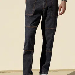 R.Code by The Roadster Life Co. Men Relaxed Fit Mid-Rise Light Fade Stretchable Jeans-picture-30