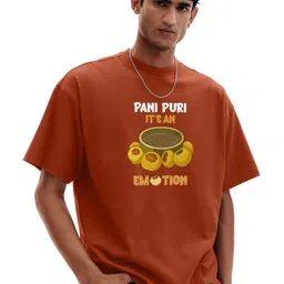 MaverIQ Men Graphic Printed Round Neck Cotton Oversized T-shirt-picture-31