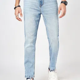 SF JEANS by Pantaloons Men Slim Fit Mildly Distressed Heavy Fade Jeans-picture-20