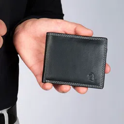 Kara Men Leather Two Fold Wallet image 2