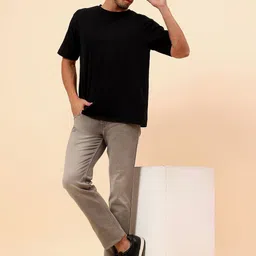 Cantabil Men Comfort Regular Fit Mid-Rise Light Fade Stretchable Jeans-image-95