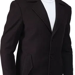 protex Wool Blend Solid Coat For Men image 4