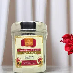 Khadi Pure Herbal Rose & Papaya Face Scrub - 50 g-image-78
