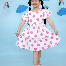 Vastrarth Polka Dot Fit & Flare Dress-picture-32