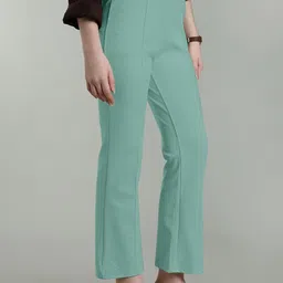 SWADESI STUFF Women Relaxed Easy Wash Cargos Trousers image 4