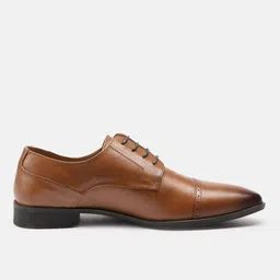 Van Heusen Men Solid Leather Brogues Formal Shoes image 2