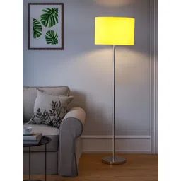 Devansh Yellow Cylindrical FloorLamps image 5