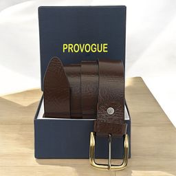 Provogue Men Textured Leather Belt-picture-31