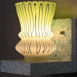 SOMIL Green Glass Cylinder Printed Wall Lamps-picture-28