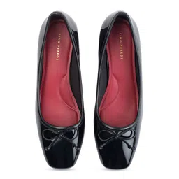 Lino Perros Hepburn Noir Women Block Heel Pumps with Bows image 3