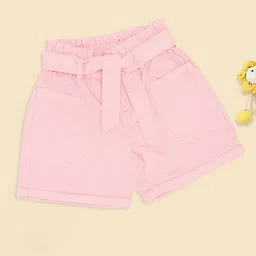 Pantaloons Junior Girls Regular Fit Cotton Shorts-picture-48