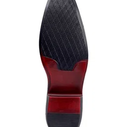 Bxxy Men Textured Heel Height Increasing Formal Oxford Shoes image 5