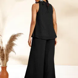 Aditi Wasan Woven Design Pure Cotton Tunic With Trousers Co-Ords image 2