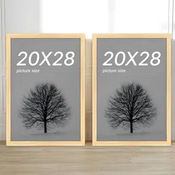 Art Street Beige 2 to 4 Pieces Wood Wall Photo Frames-image-41