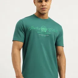 United Colors of Benetton Men Typography Printed Round Neck Relaxed Fit T-shirt-picture-34