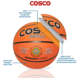 COSCO Printed Dribble Basketball image 5