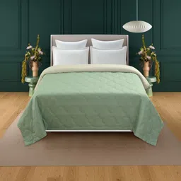 Bromwick Green Microfiber Mild Winter Comforter-picture-14