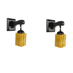 SOMIL Yellow Glass Cylinder Printed Wall Lamps-picture-48