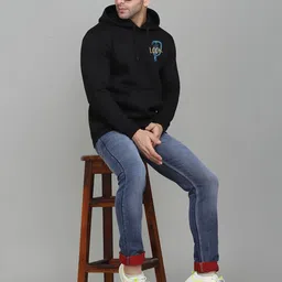 MINISTRY OF FRIENDS Men Printed Hooded Sweatshirt image 5