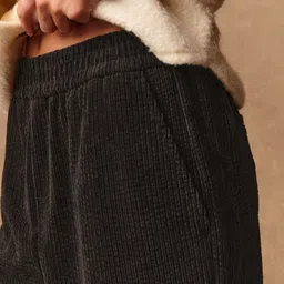 NEXT Women Textured Wide Leg Trousers image 5