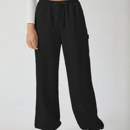 Imsa Moda Women Loose Fit High-Rise Joggers Trousers-image-48
