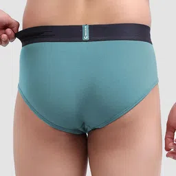 FREECULTR Pack Of 4 Mid Rise Breathable Basic Briefs - FC-B-MRB-SPB-MB-AG-04_S image 5