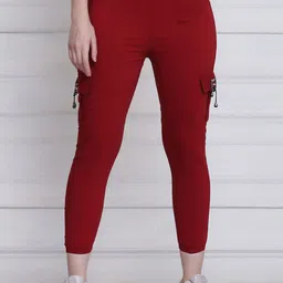 QIOA Women Relaxed High-Rise Joggers Trousers-picture-31