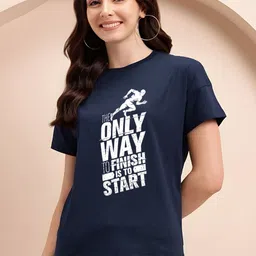 SZN Women Typography Printed T-shirt image 5