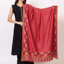 PYRO SPIRIT Floral Woven Design Shawl-picture-24