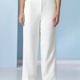TAHVO Women Smart Loose Fit Pleated Trousers-picture-14