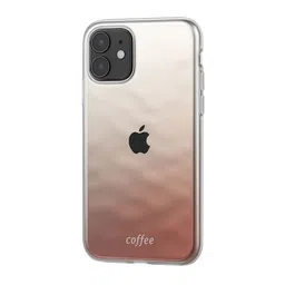 CASE CREATION Women iPhone 11 Abstract Real 3D Luxury Coffee Ombre Back Case image 4