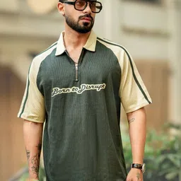 Maniac Men Printed Polo Collar T-shirt-picture-36