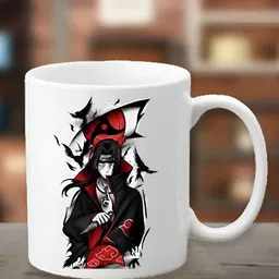 Mr UVD White & Black Graphic Printed Ceramic Glossy Mug - 350 ml-picture-25