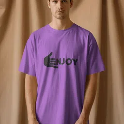 Silver Moon Clothing Men Typography Printed T-shirt-picture-23