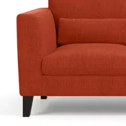 urban ladder create Lewis 2 Seater Fabric Sofa in Lava Colour image 4