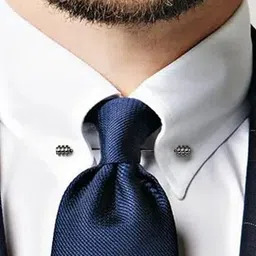 Peora Silver Plated Tie Pin Brooch image 2