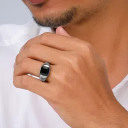 GIVA Men 925 Sterling Silver Finger Ring image 2