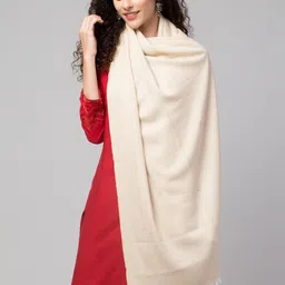 Tweedle Herringbone Woven Design Woolen Shawl image 4