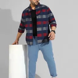 Instafab Plus Men Plus Size Classic Relaxed Fit Stretchable Cotton Jeans image 4