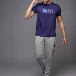 HRX by Hrithik Roshan Men Typography Printed Round Neck T-shirt image 2